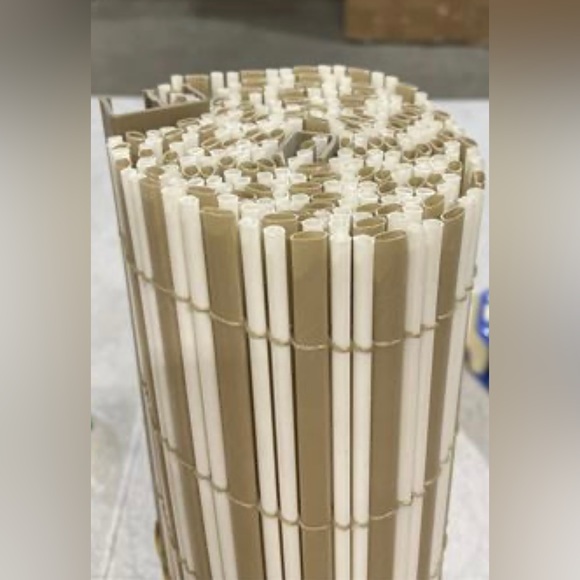 Porch & Den Longbow Vinyl Cordless Roll-up Veranda Blind 48x72 Desert/Almond - Picture 5 of 5